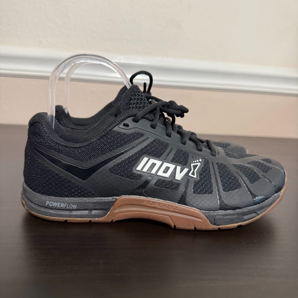 Inov-8 F-Lite Sneakers Women's 8 Black Lace-Up Low Top‎ Athletic Running Shoes